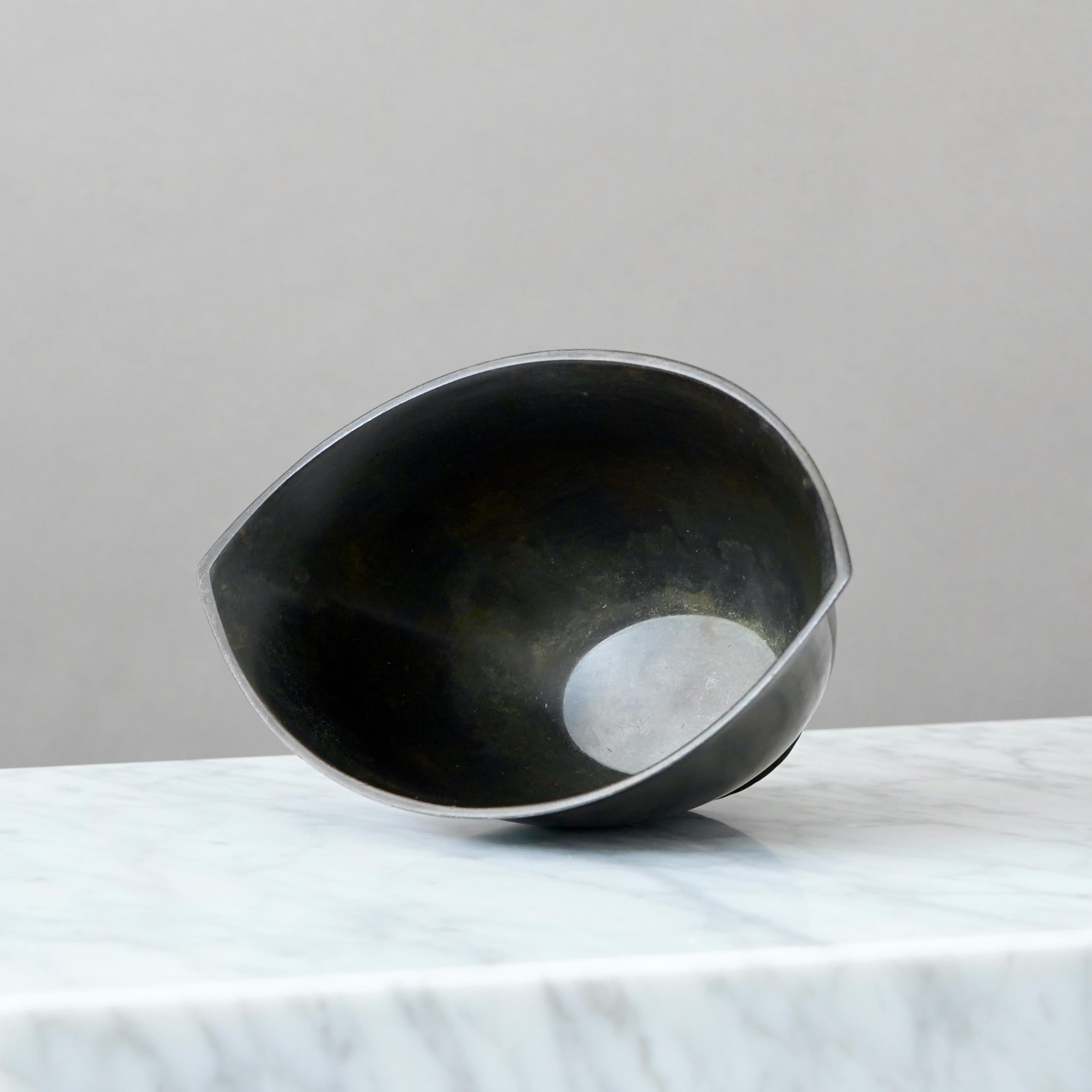 Art Deco Bowl by Just Andersen, Denmark, 1920s For Sale 2
