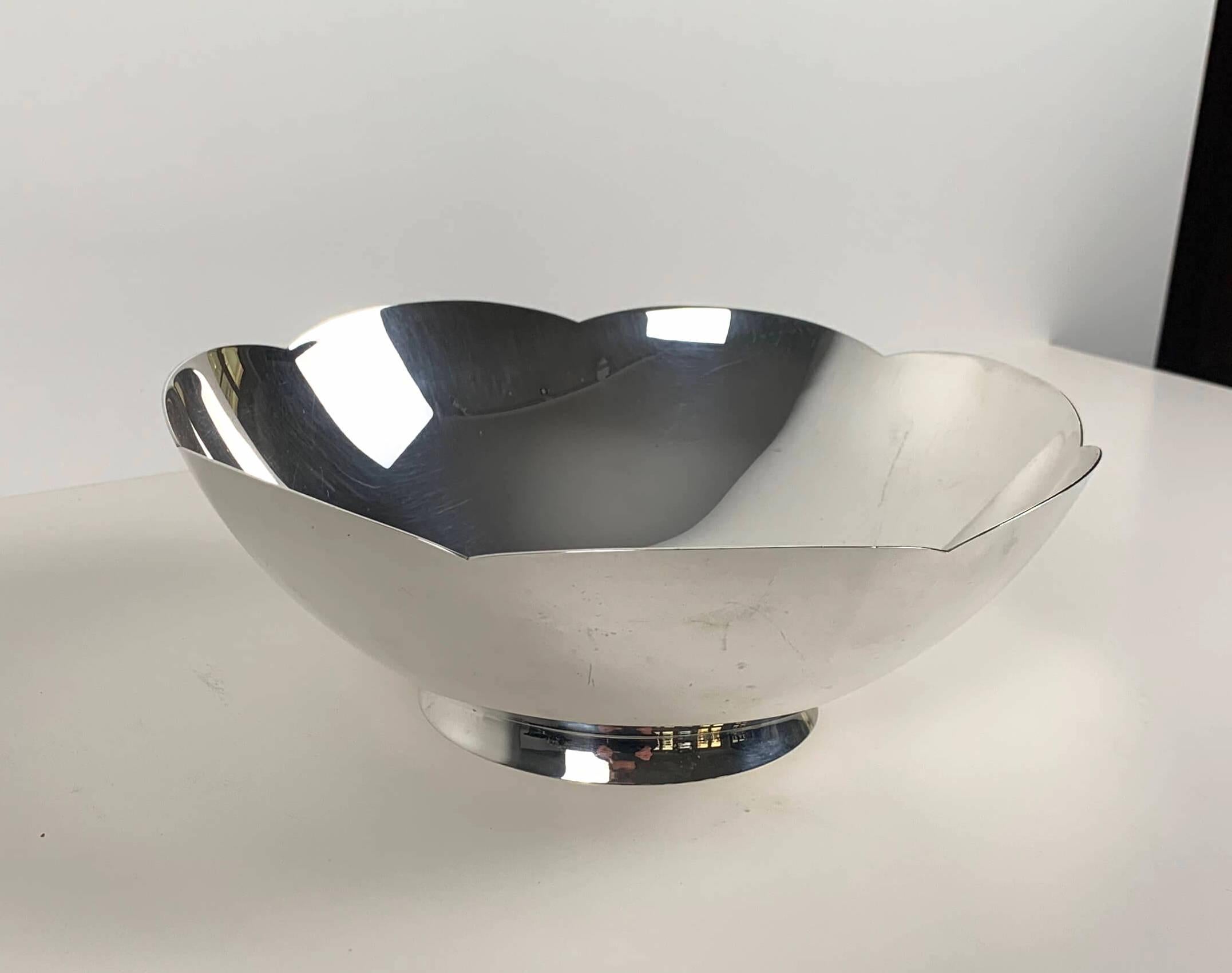 Art Deco Bowl by Tiffany & Co., New York, Sterling Silver, 1920-40s In Good Condition In Regensburg, DE