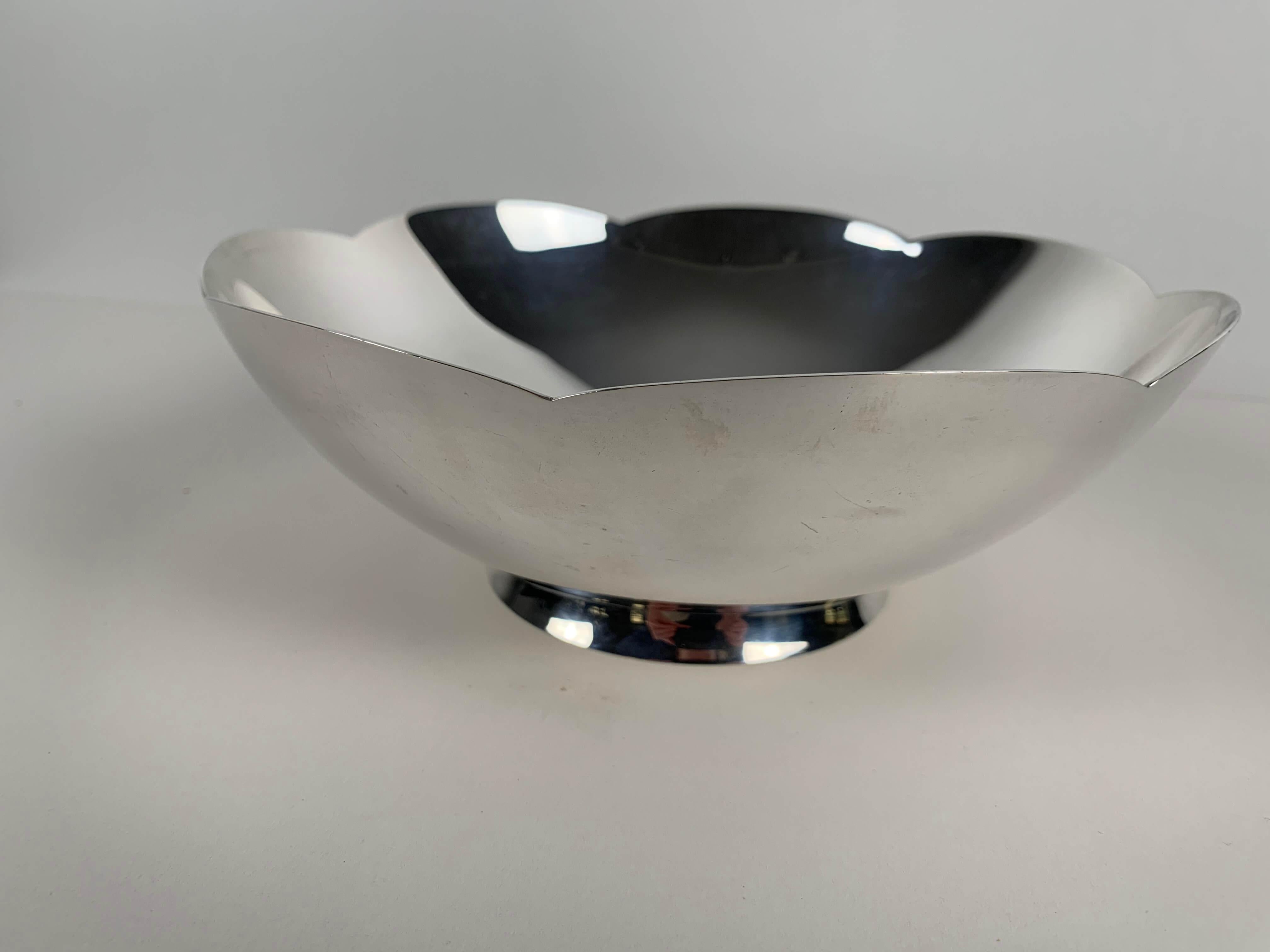 Art Deco Bowl by Tiffany & Co., New York, Sterling Silver, 1920-40s 1