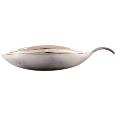 Art Deco Bowl of Plated Silver Designed by Christian Fjerdingstad for Christofle