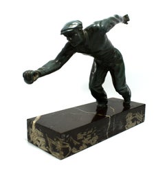 Art Deco Bowling Figure, France, circa 1930