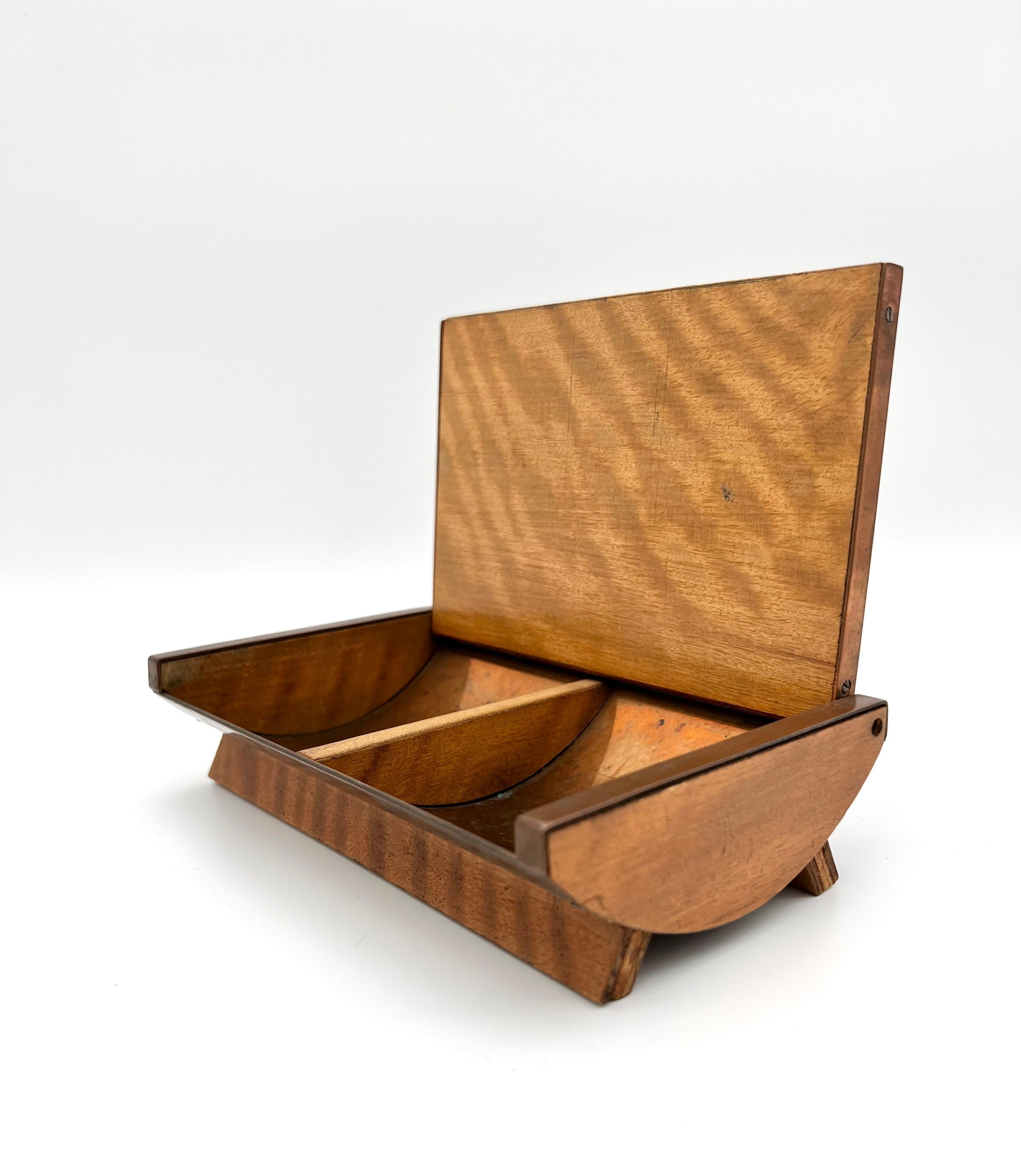 Copper Art Deco Box Carl Auböck, 1930s  For Sale