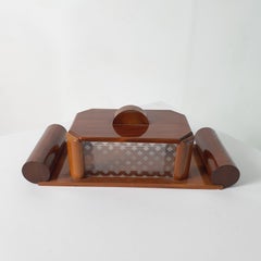 Art Deco Box in Wood circa 1930