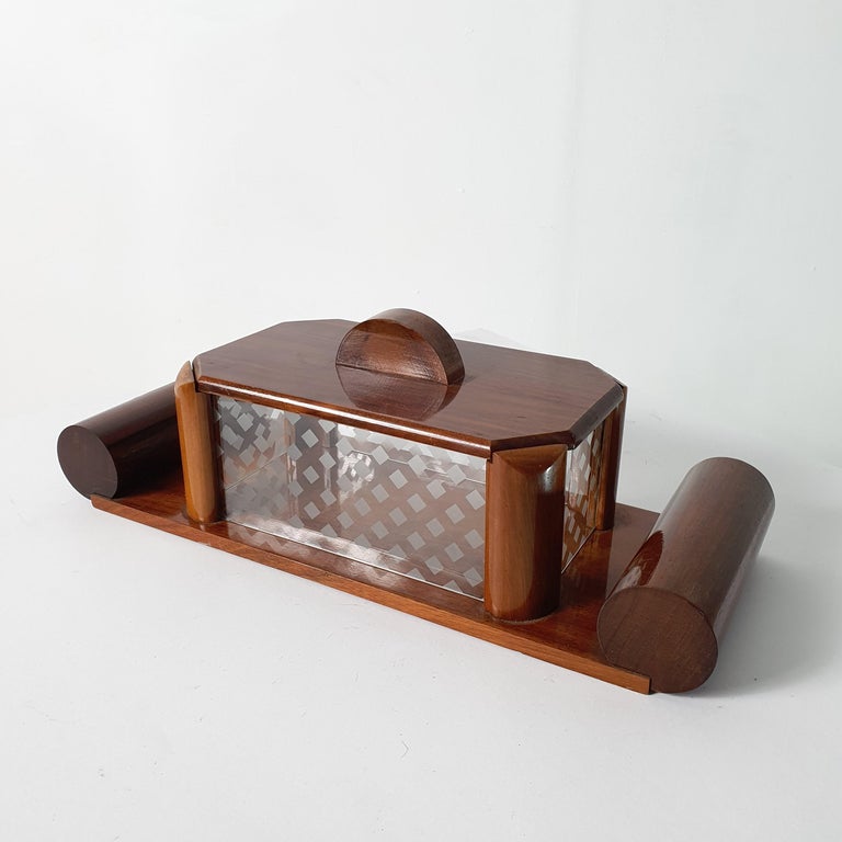 Art Deco Box in Wood circa 1930 For Sale at 1stDibs
