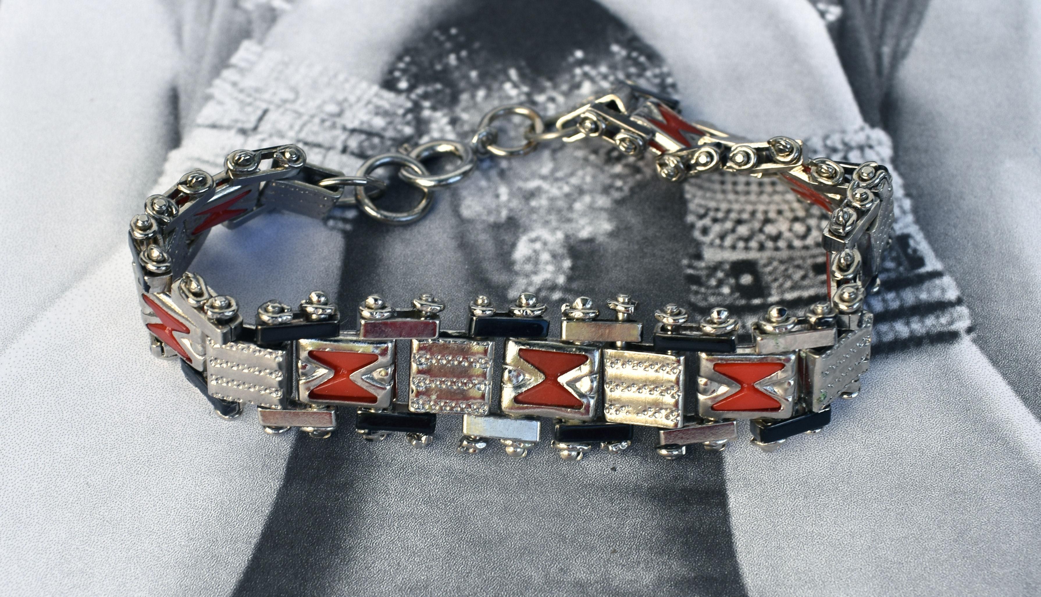 Art déco-Armband von Jacob Bengel, um 1930 Damen im Angebot