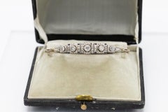 Art Deco bracelet set with diamonds and sapphires, Czechoslovakia 1920-1930.