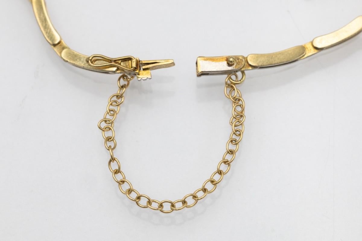 Art Deco bracelet set with diamonds and sapphires, Czechoslovakia 1920-1930. For Sale 2