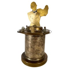 Art Deco Brass Bartender Cigarette Holder