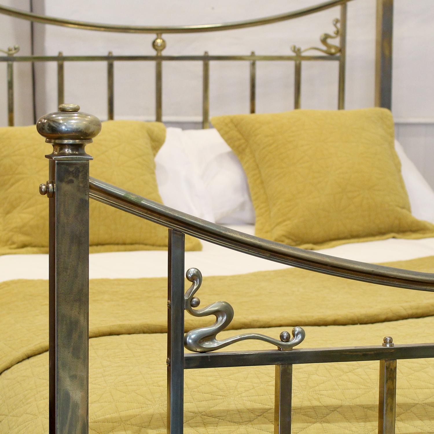 Art Deco Brass Bed, MD122 In Good Condition In Wrexham, GB