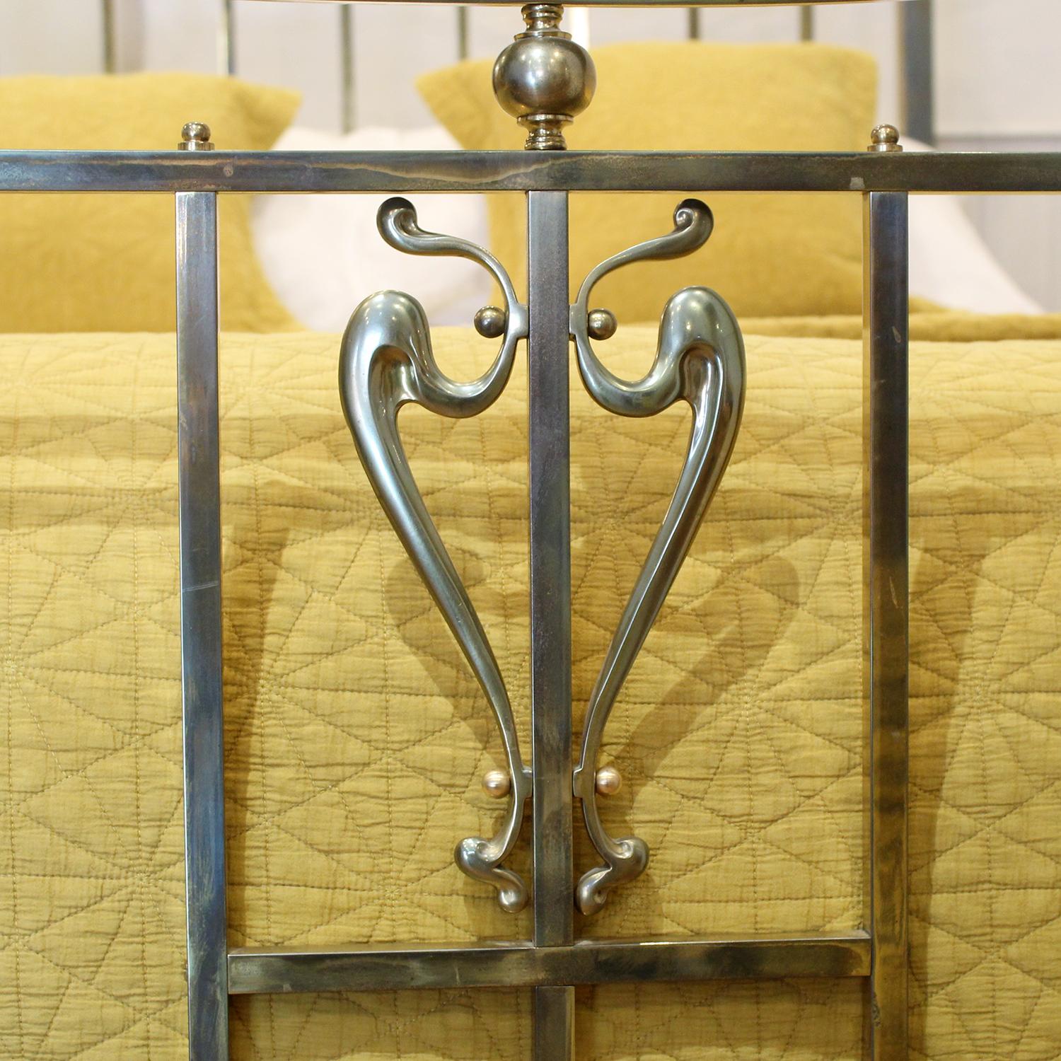 Art Deco Brass Bed, MD122 5