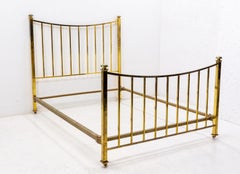 Art Deco Brass Bed US Double Bed UK Full Size French, c. 1930