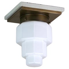 Art-deco Brass ceiling lamp, chandelier Antique Art-deco Brass ceiling lamp, chandelier