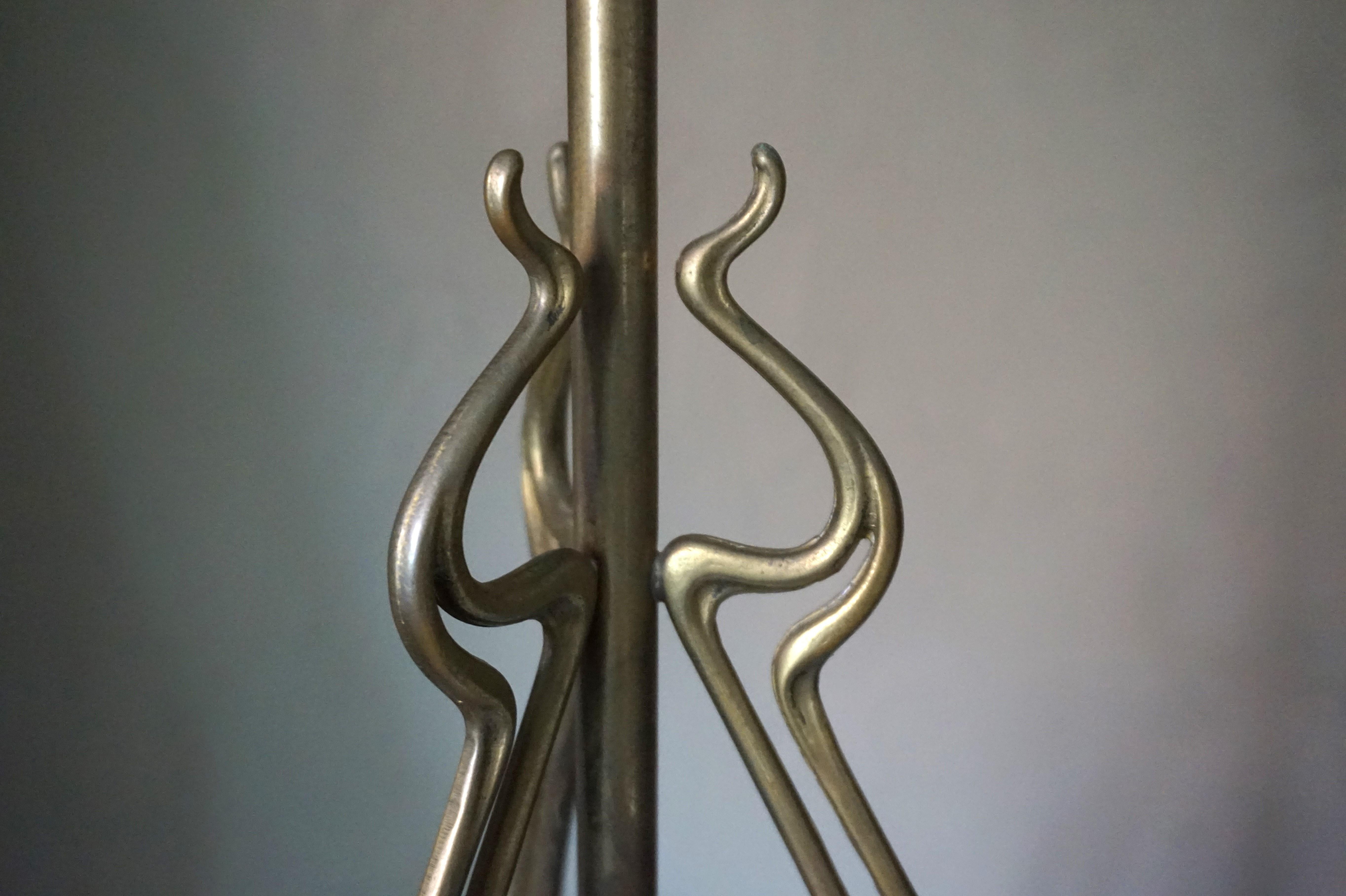 Lámpara de techo Art Déco de latón en Bueno estado para la venta en Ludwigslust, DE