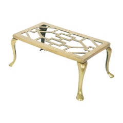 Art Deco Brass Coaster Trivet Pot Stand