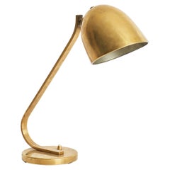Art Deco Brass Desk Lamp