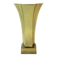 Art Deco Messing Schreibtisch oder Tischlampe von Stiffel, um 1970