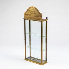 Art Deco Brass Display Cabinet, France