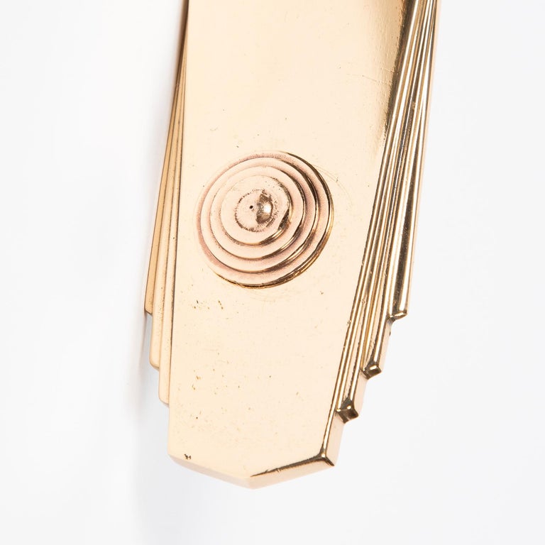 Art Deco Brass Door Knocker For Sale 1