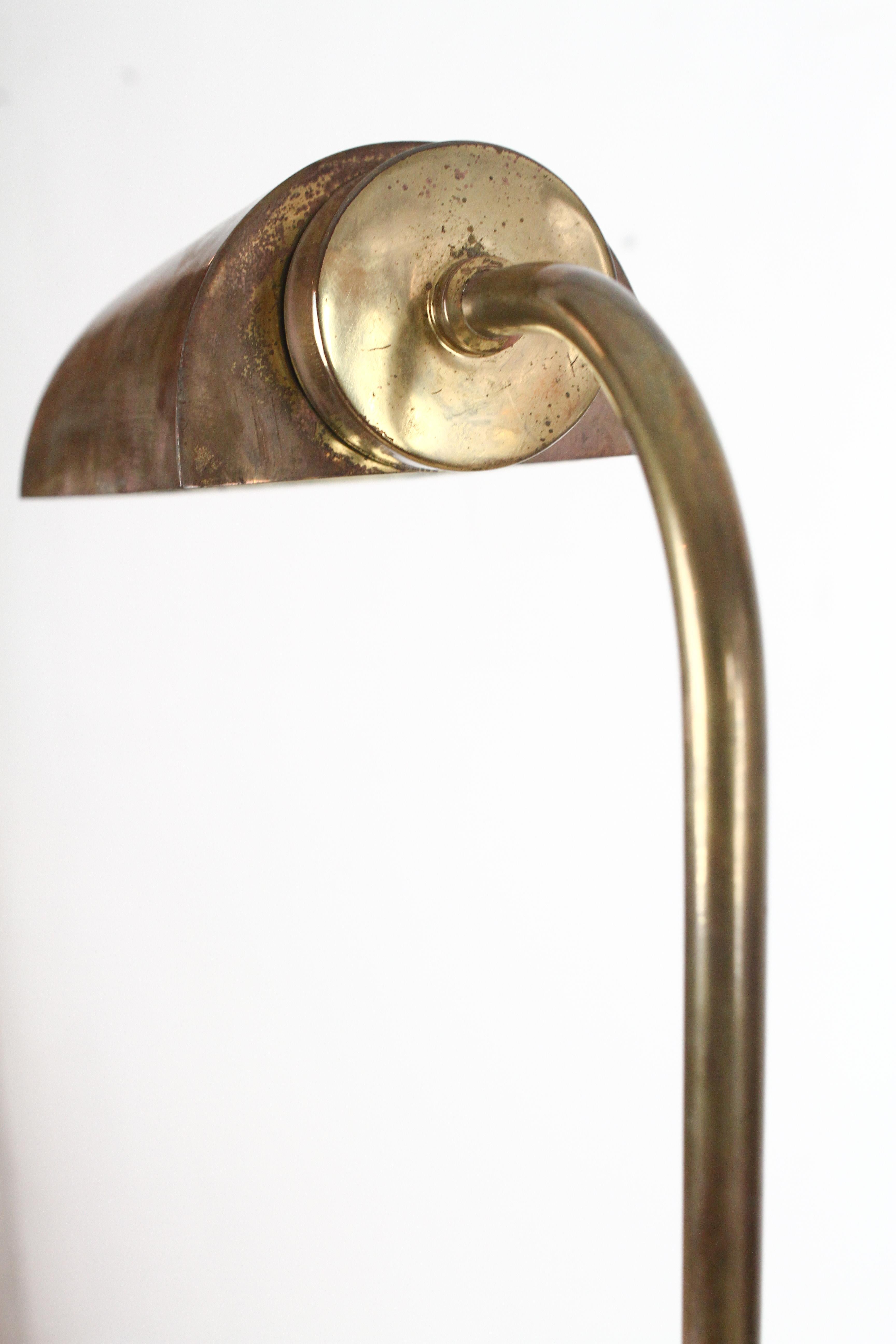 Art Deco Brass Floor Lamp 2