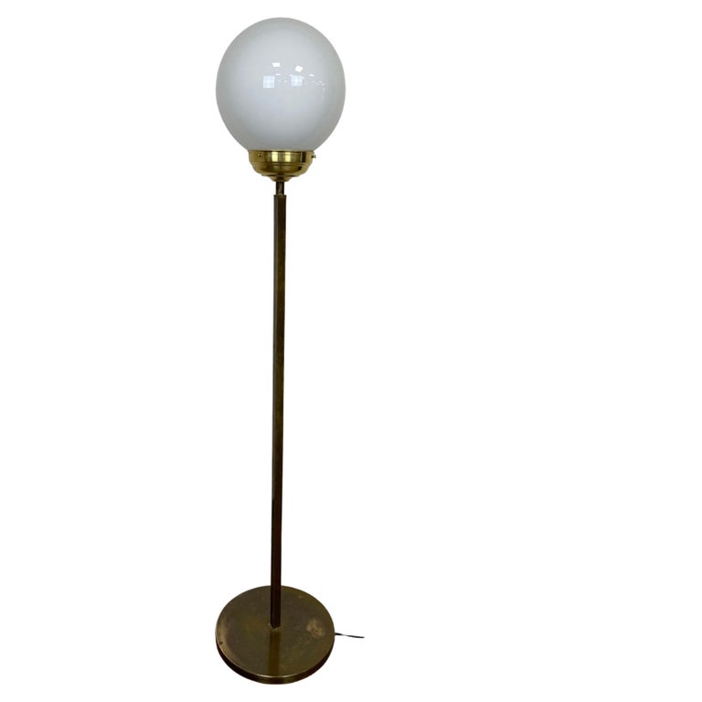 Art Deco Brass Floor Lamp For Sale at 1stDibs