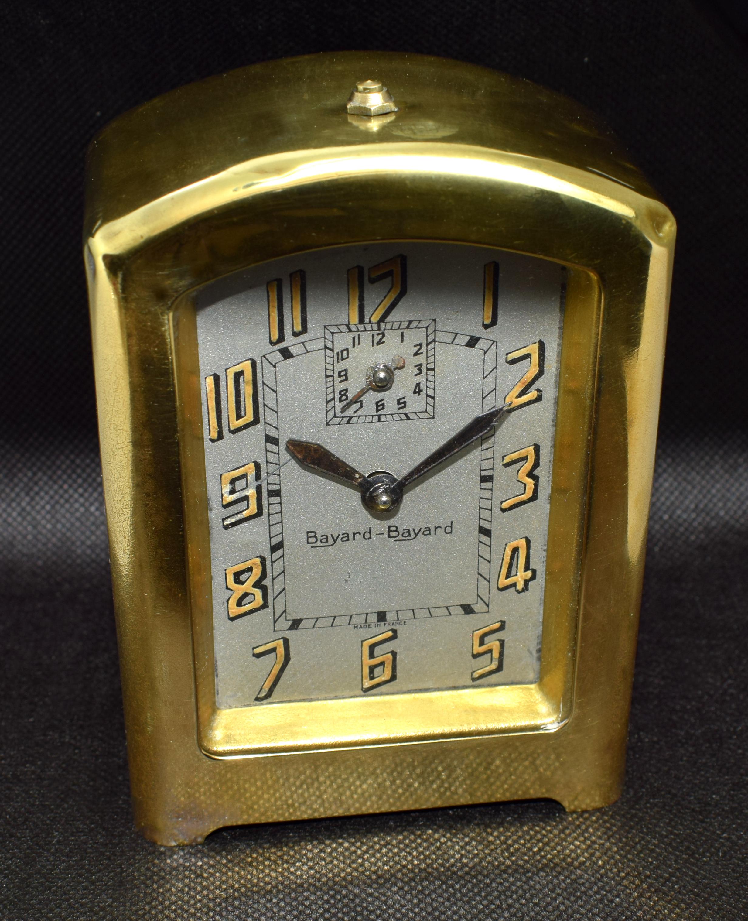 bayard art deco clock