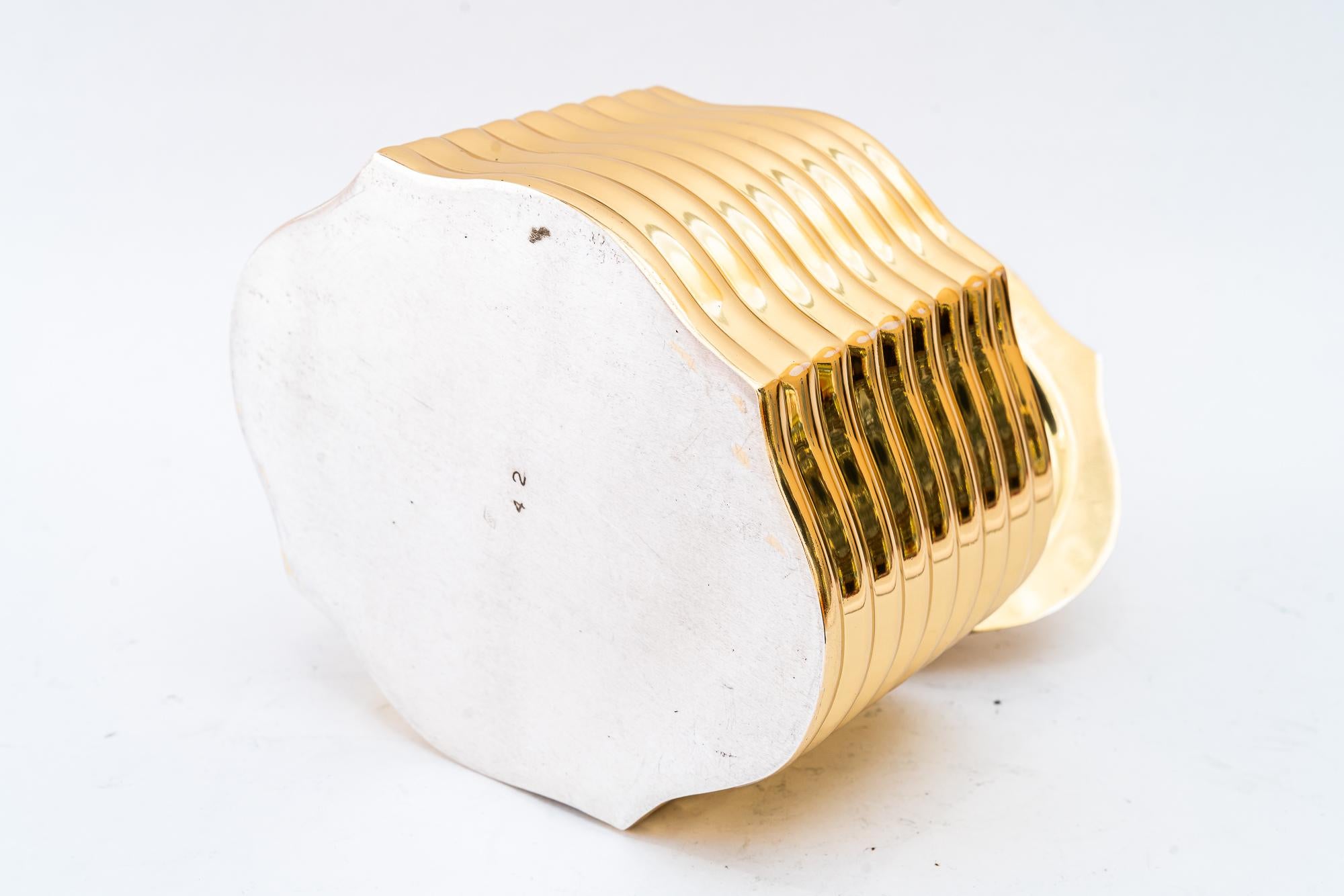 Art Deco brass Jewelry Box around 1920s im Angebot 6