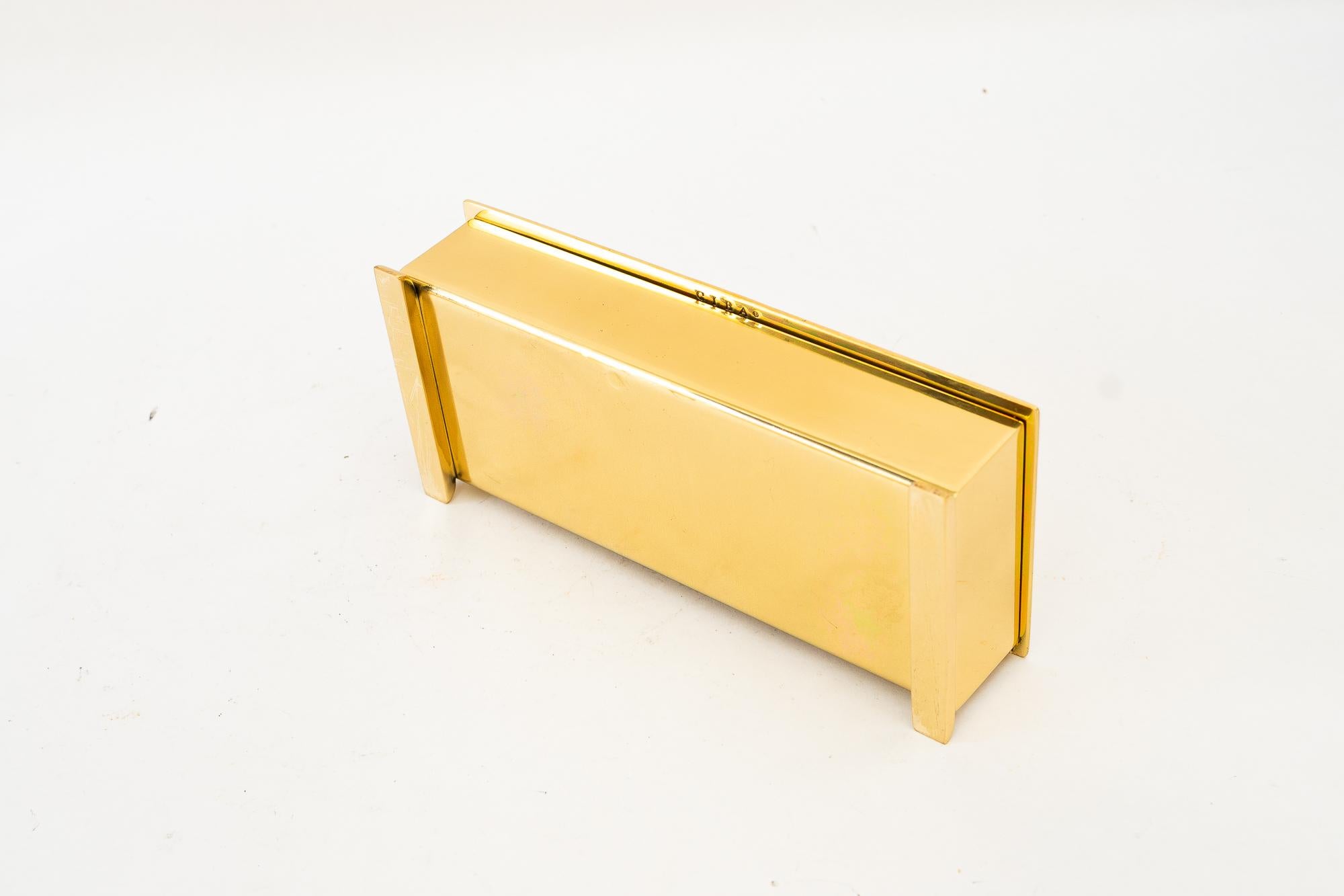 Art Deco brass Jewelry Box vienna around 1920s For Sale 3