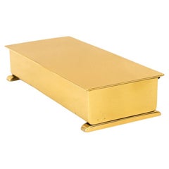 Art Deco brass Jewelry Box vienna around 1920s