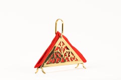 Art Deco brass napkin holder around 1930s