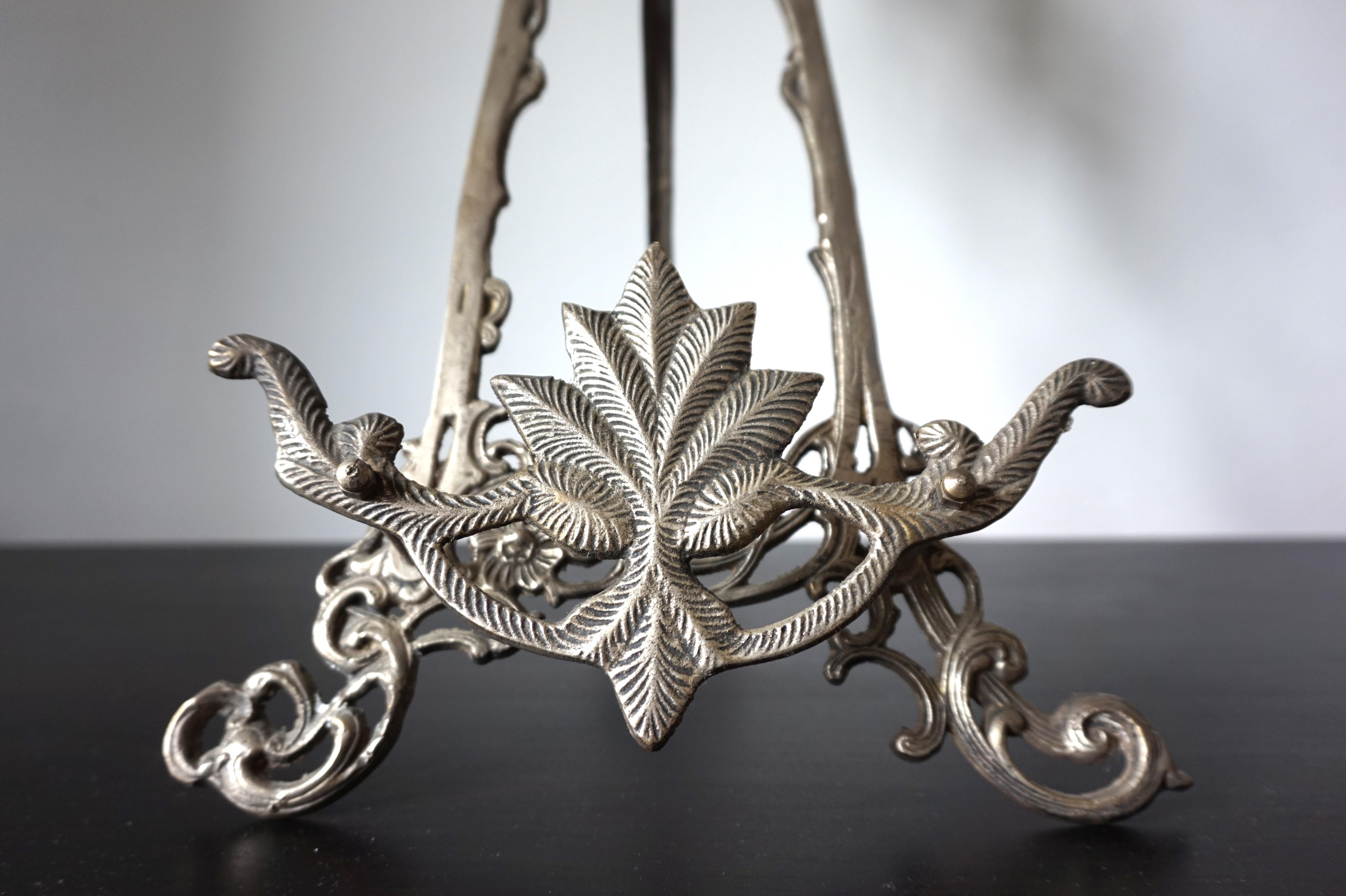 Chevalet de table en laiton Art Déco Bon état - En vente à Ludwigslust, DE