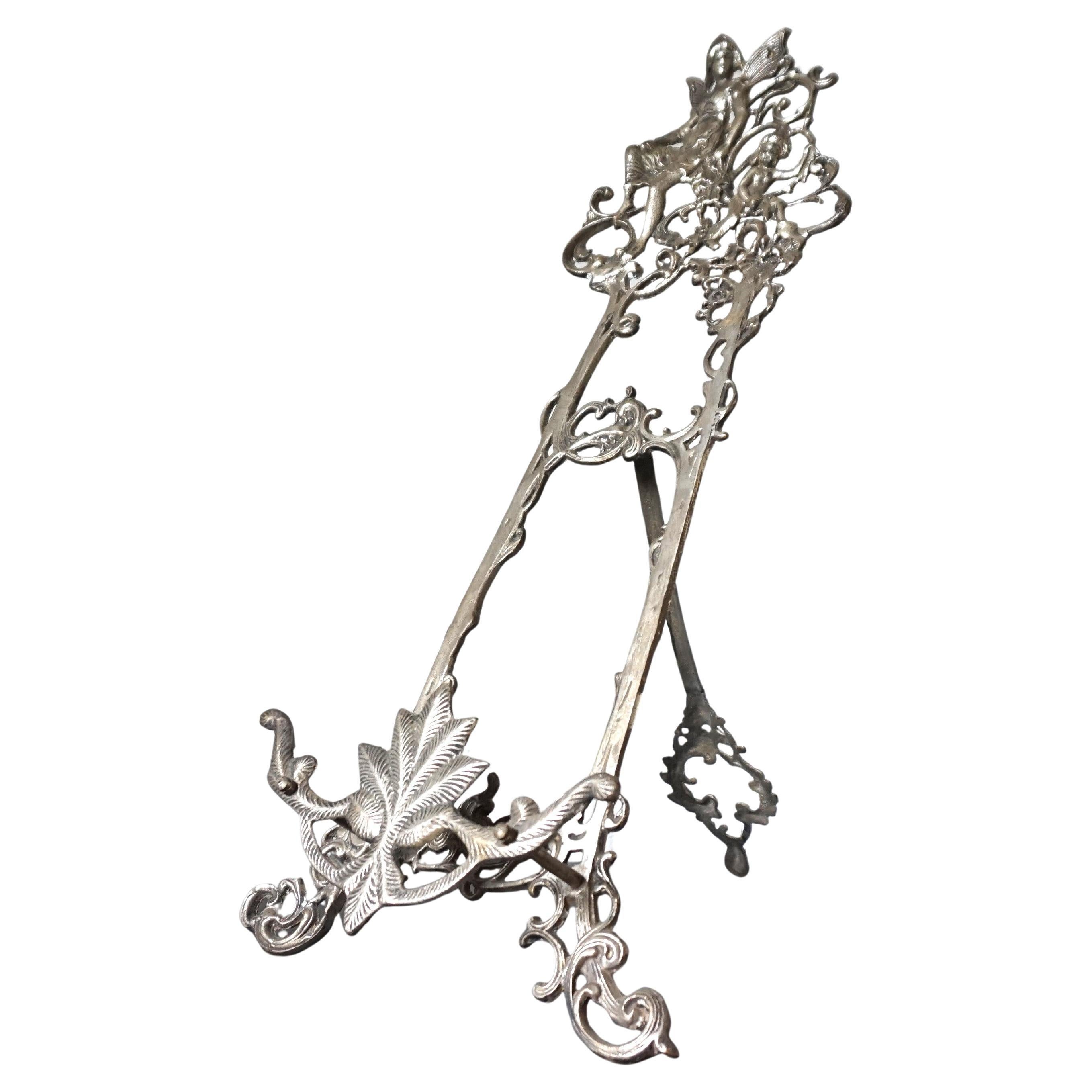 Art Deco Messing Malerei Tabeltop Buch Staffelei