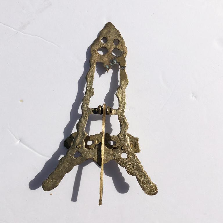 Art Deco Brass Photo Easel Art Frame for Desktop or Tabletop at 1stDibs