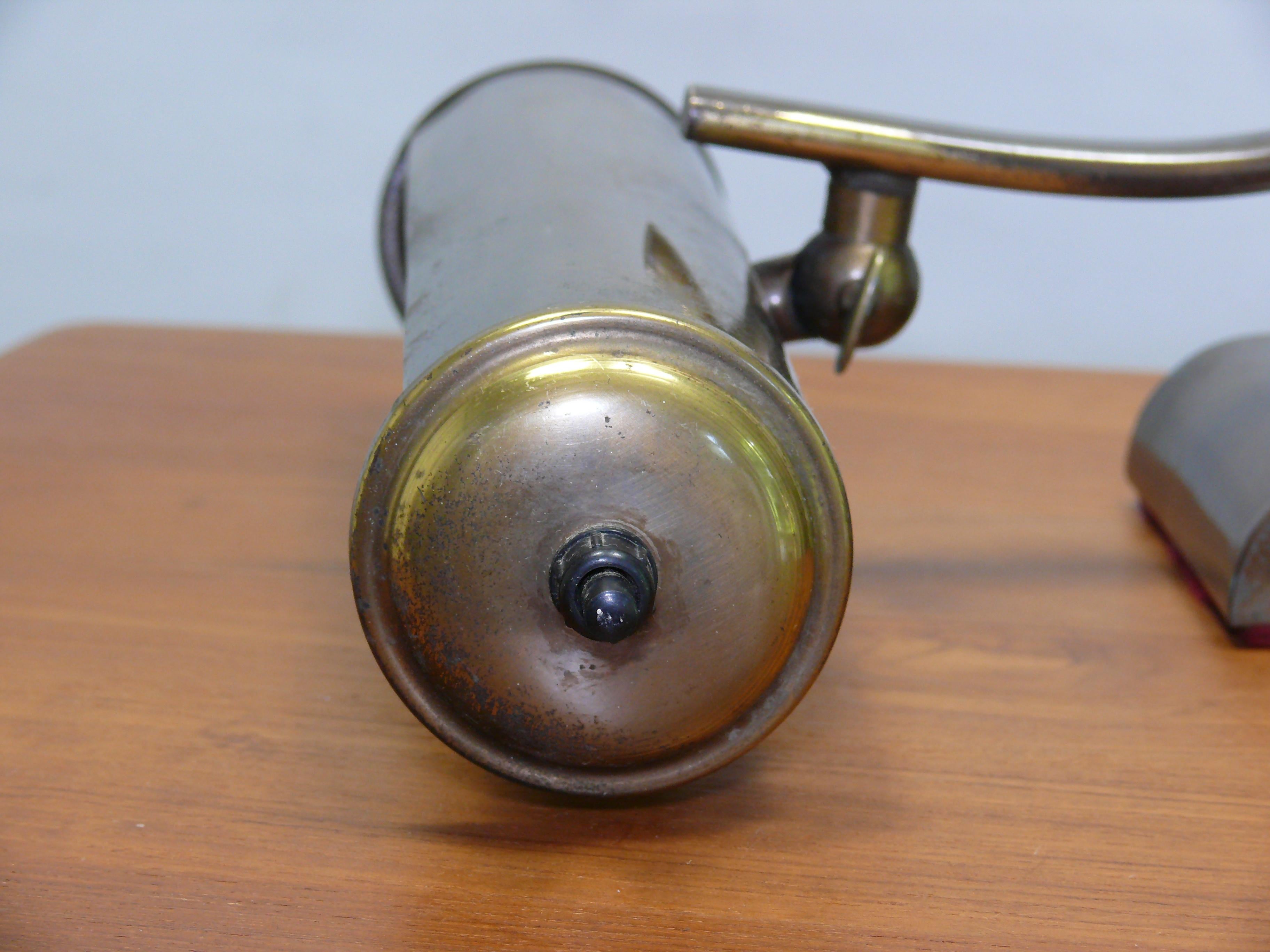 Art Deco Brass Piano Lamp, 1930s 3