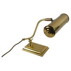 Lampe de piano Art Déco en laiton, Soelken, Allemagne, 1970