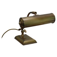 Art Deco Brass Piano Lamp, Soelken - Germany, 1970s