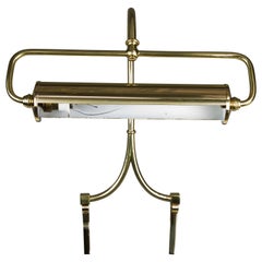 Art Deco Brass Piano Note Stand Lamp, circa 1920s