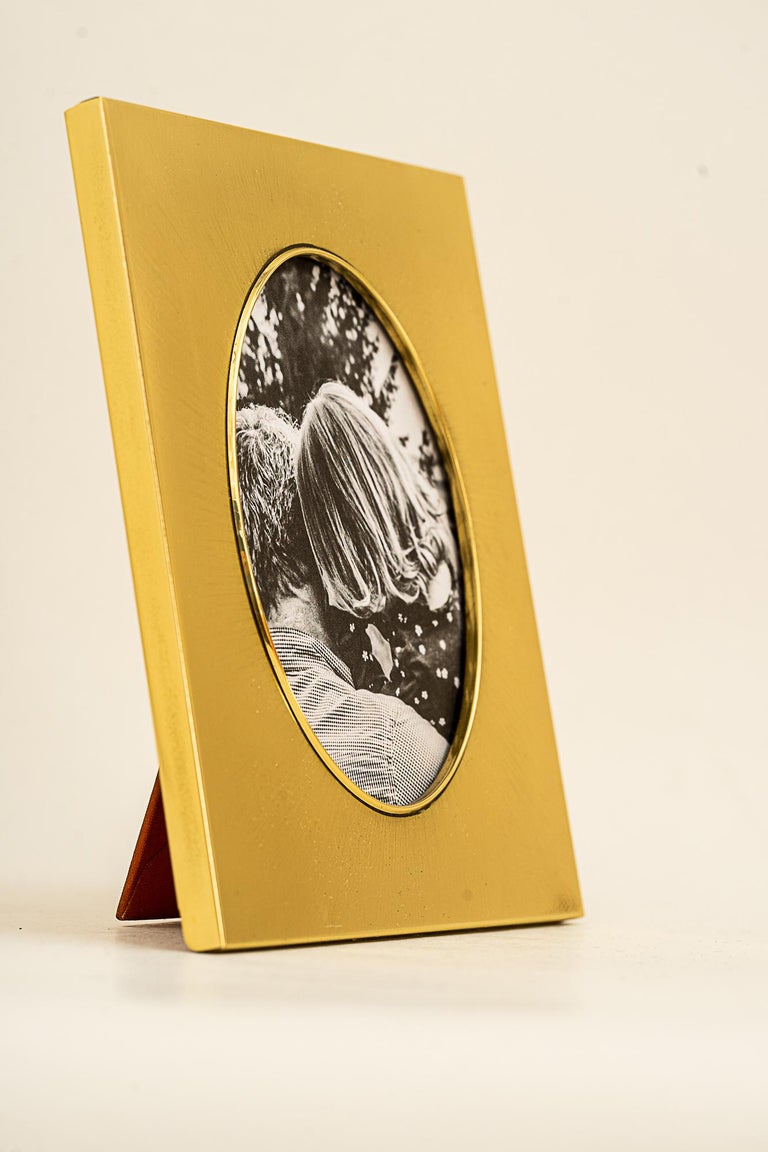 Art Deco Brass Picture Frame around 1920s For Sale at 1stDibs