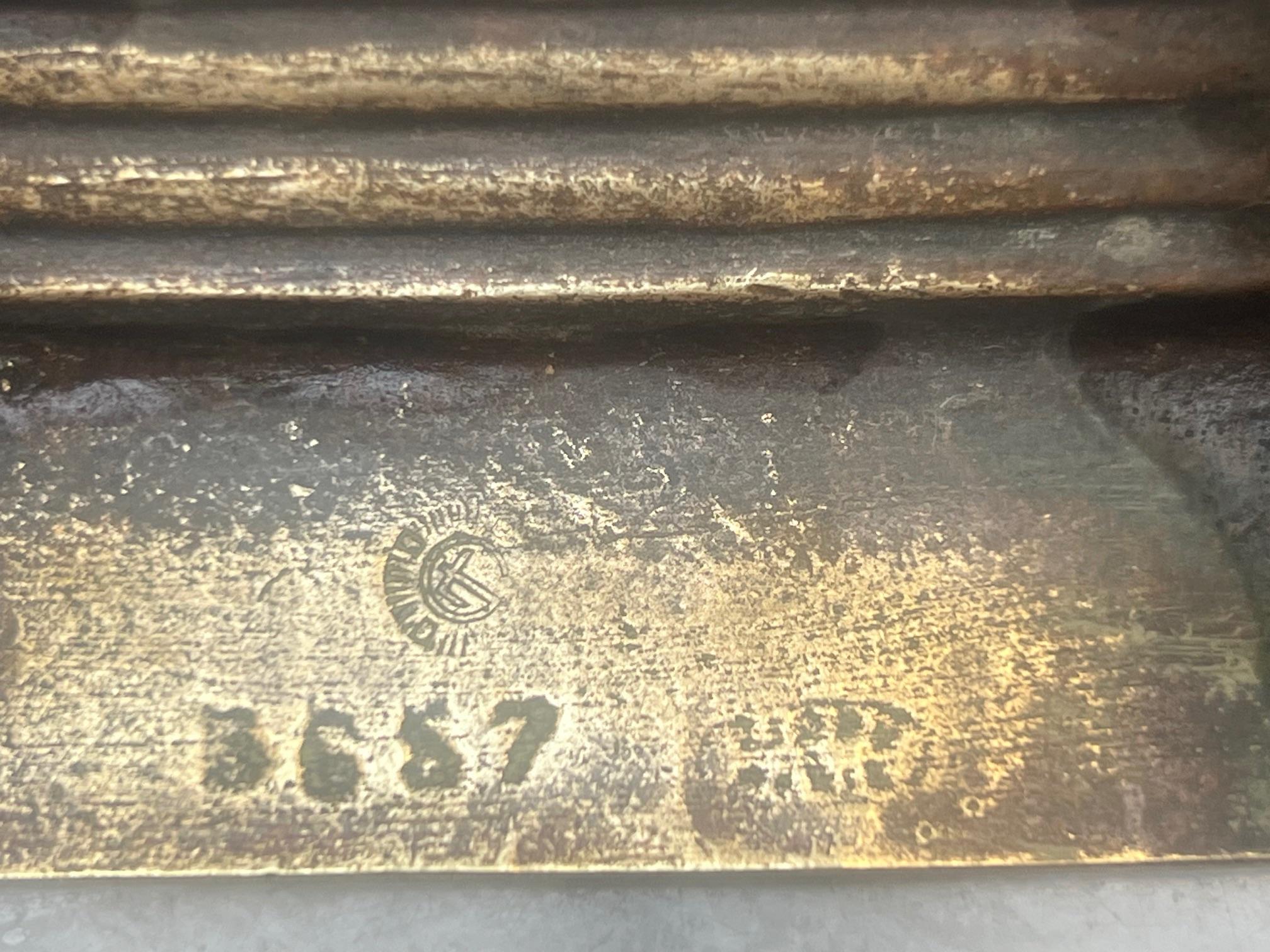 Tiraggi in ottone Art Deco, con il timbro di Parigi, anni '30 circa - Set di 4 pezzi in vendita 1