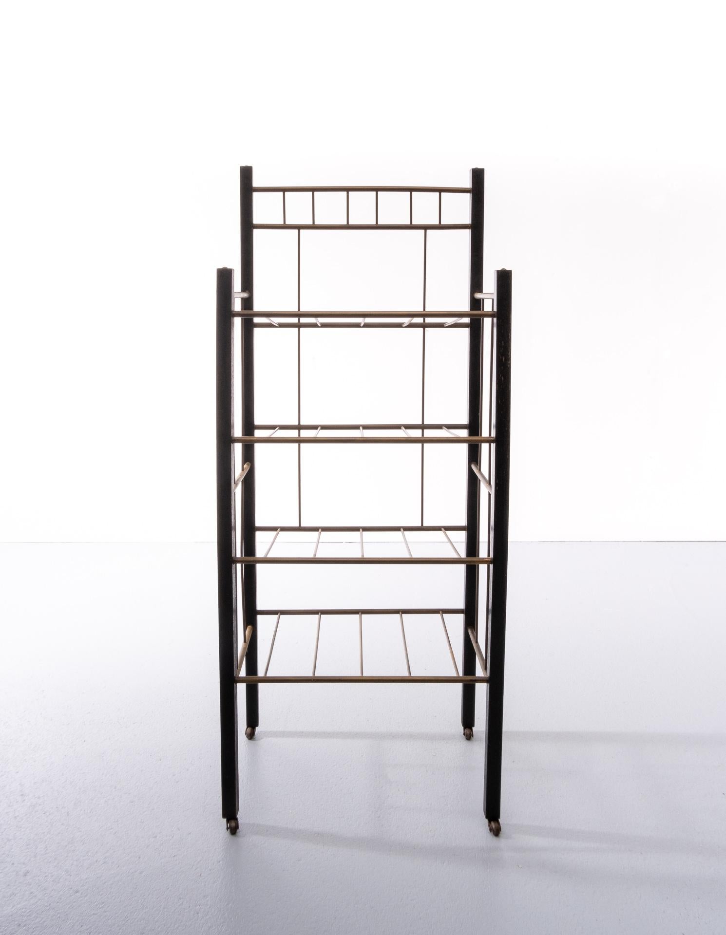antique brass music stand