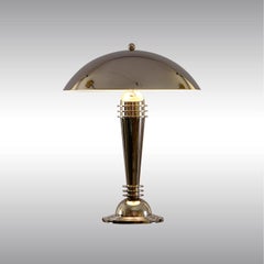 Art Deco Brass Table/ Desk Lamp, Re Edition