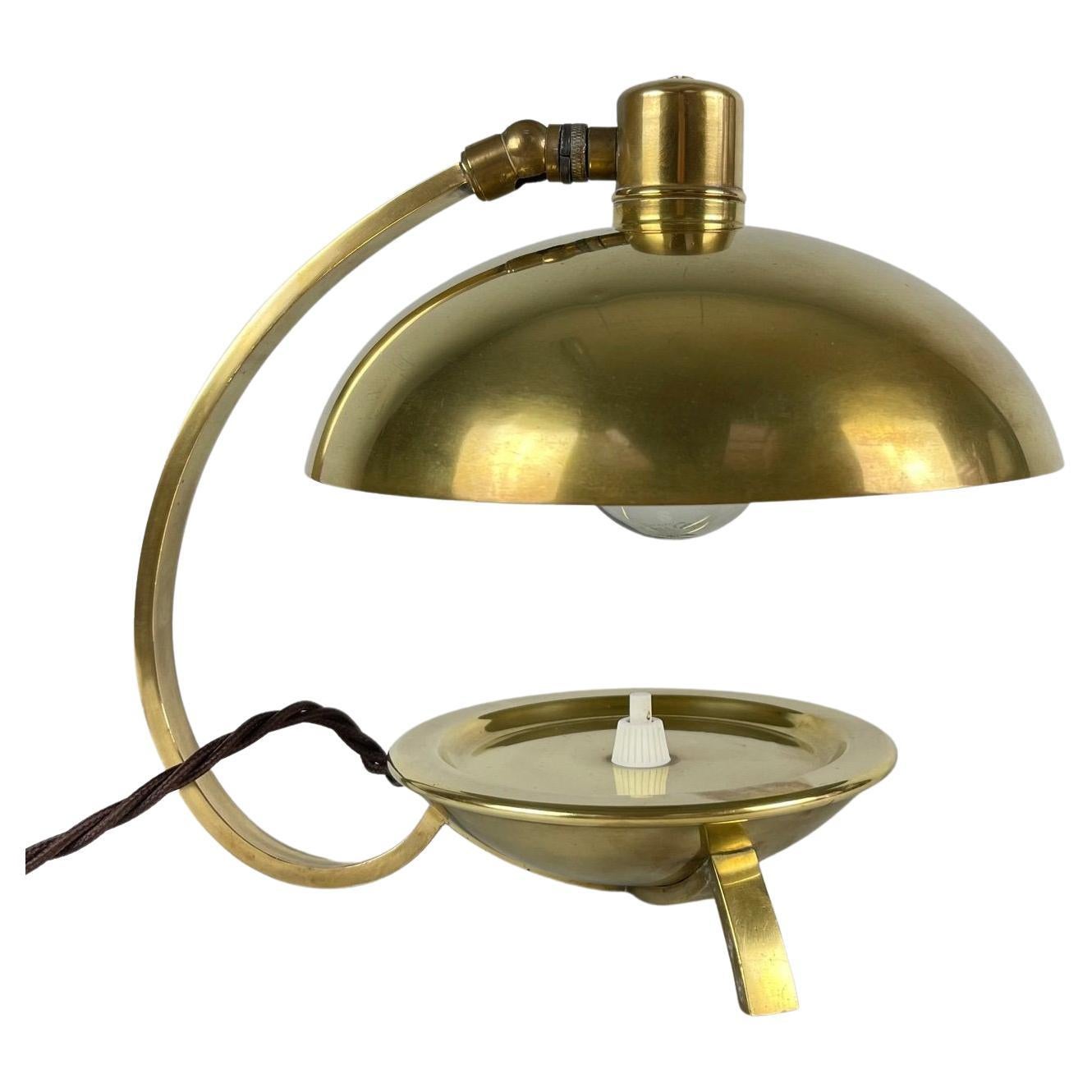 Art Deco Brass Table Lamp, 1930's
