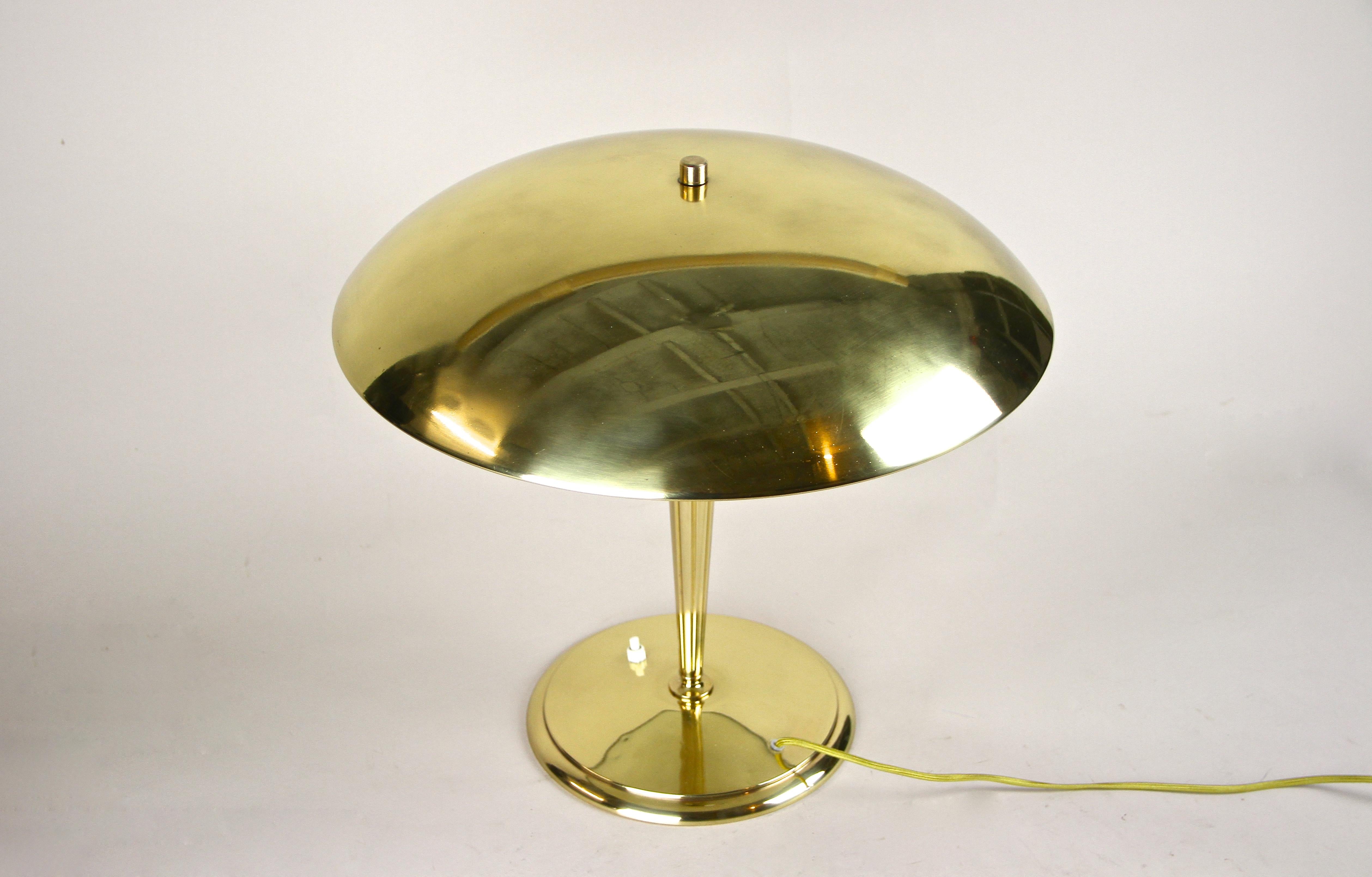 Art Deco Brass Table Lamp, Austria, circa 1920 5