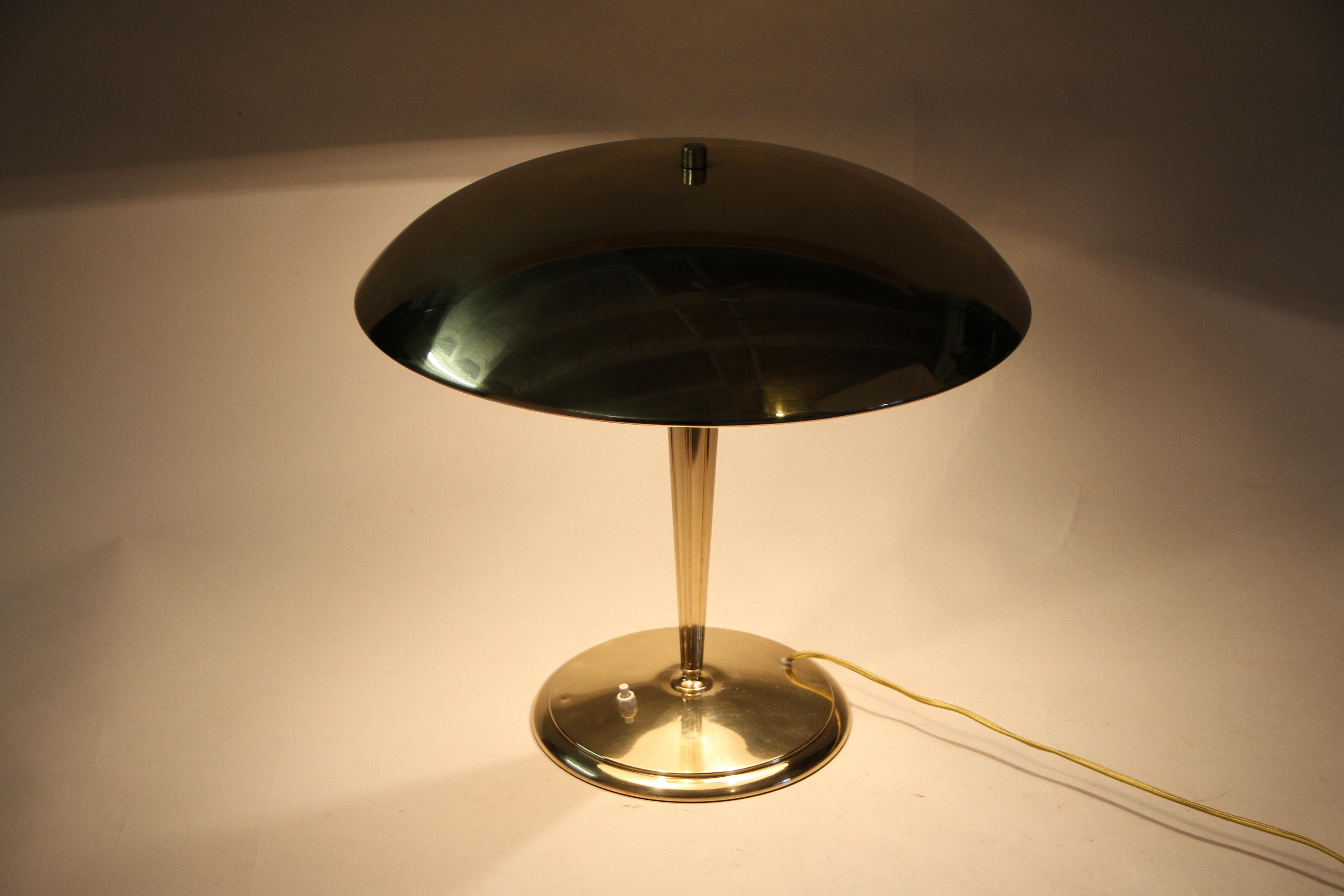 Art Deco Brass Table Lamp, Austria, circa 1920 6