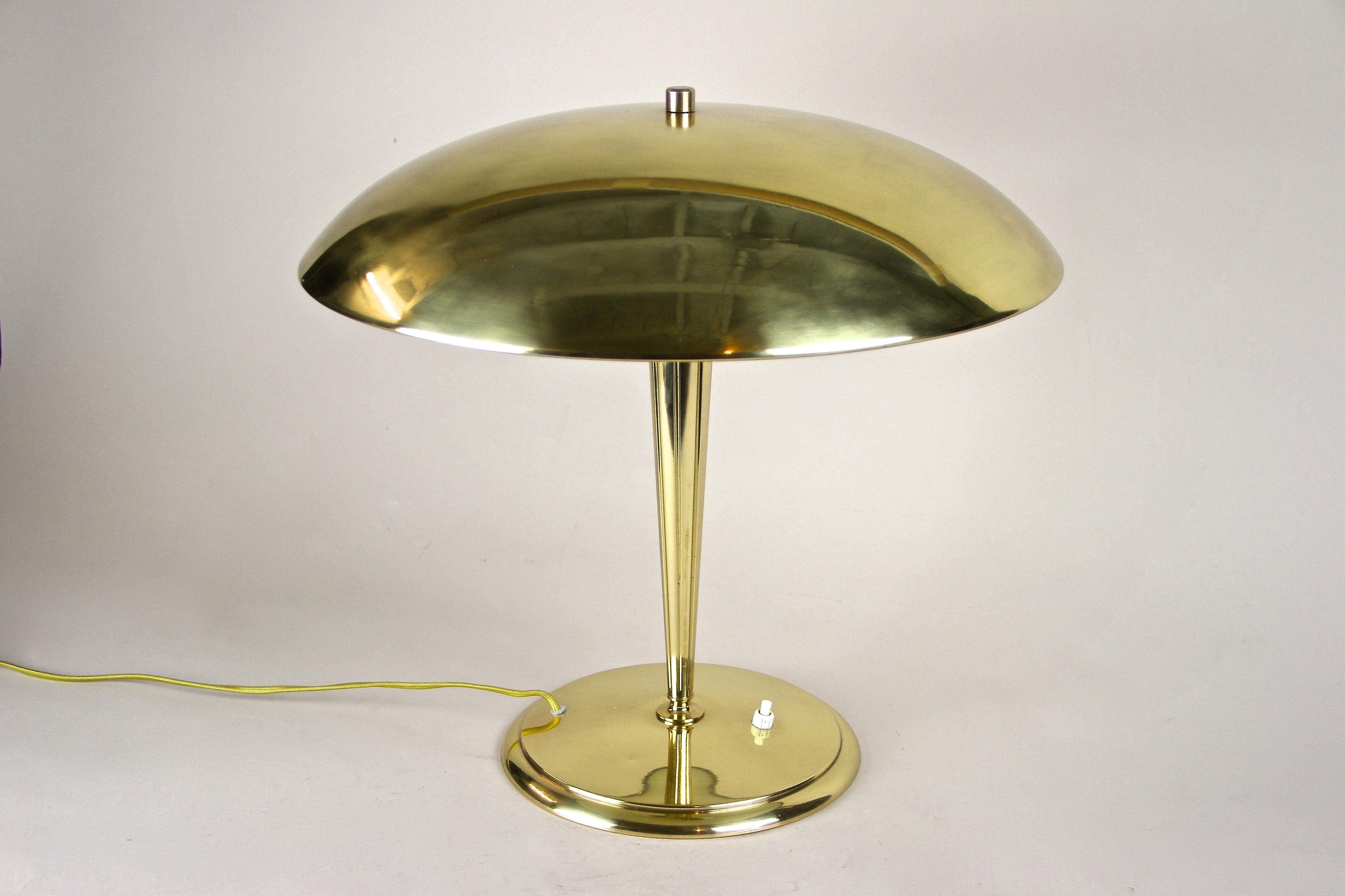 Art Deco Brass Table Lamp, Austria, circa 1920 7