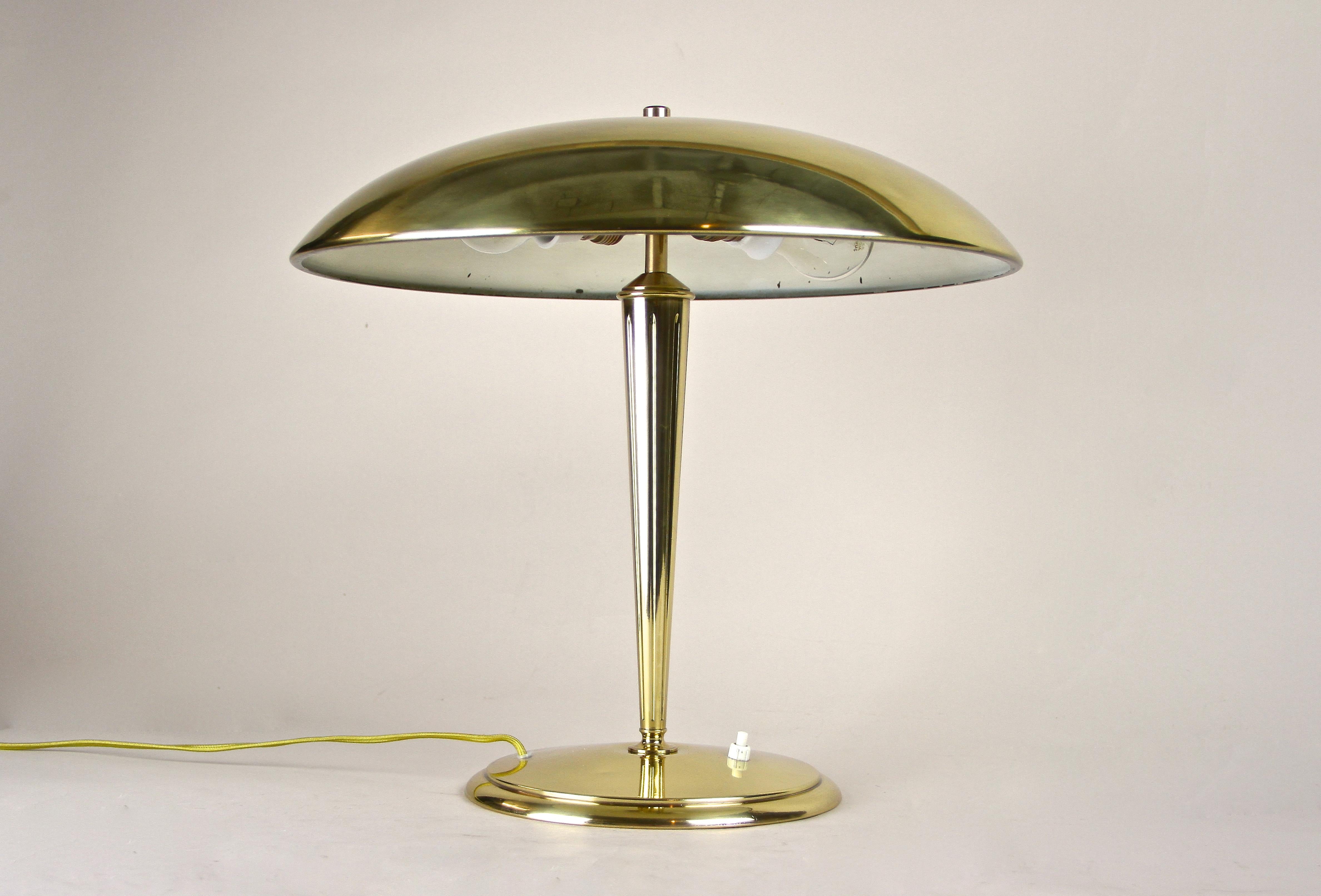 Art Deco Brass Table Lamp, Austria, circa 1920 8