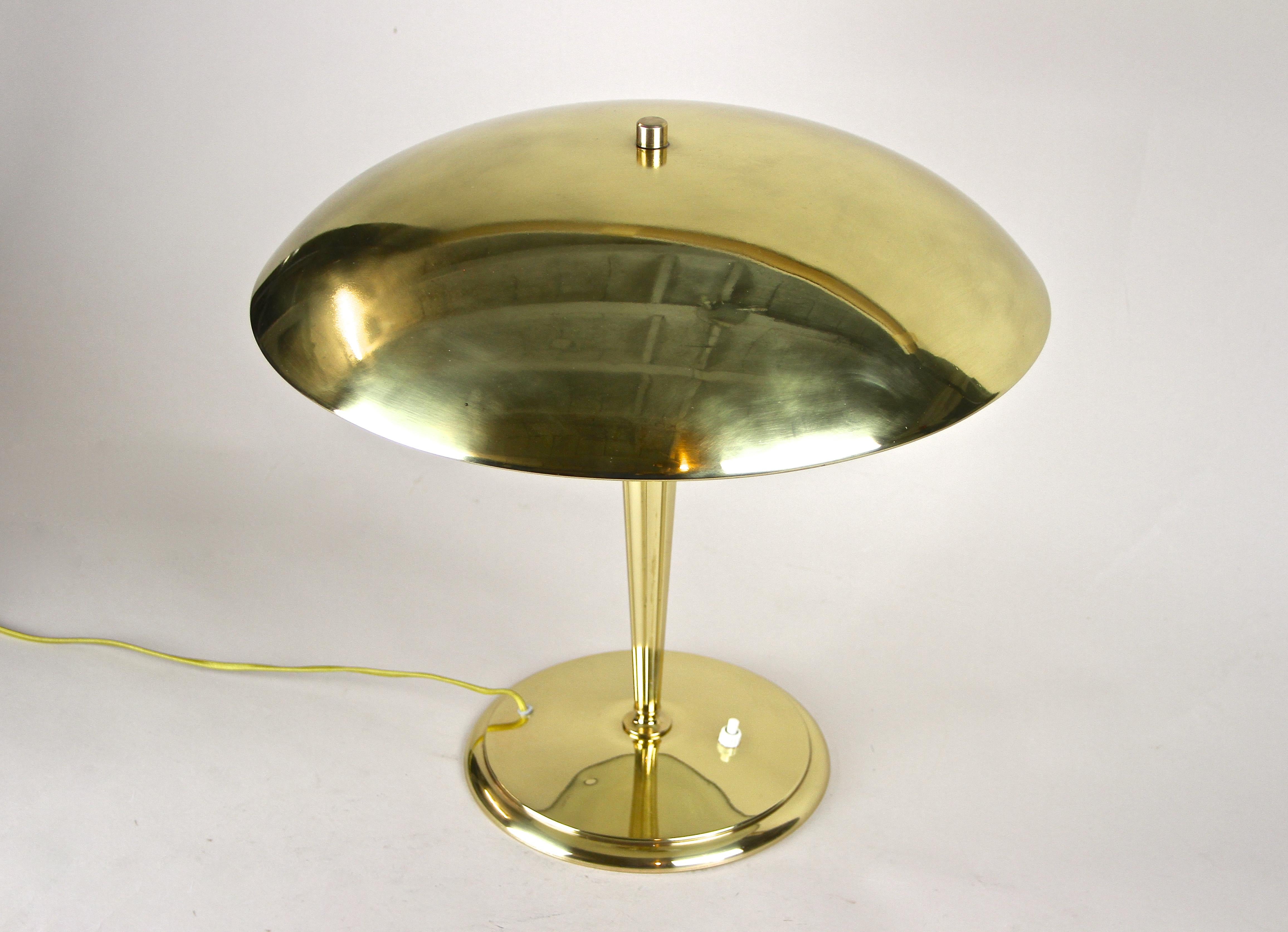 Art Deco Brass Table Lamp, Austria, circa 1920 9