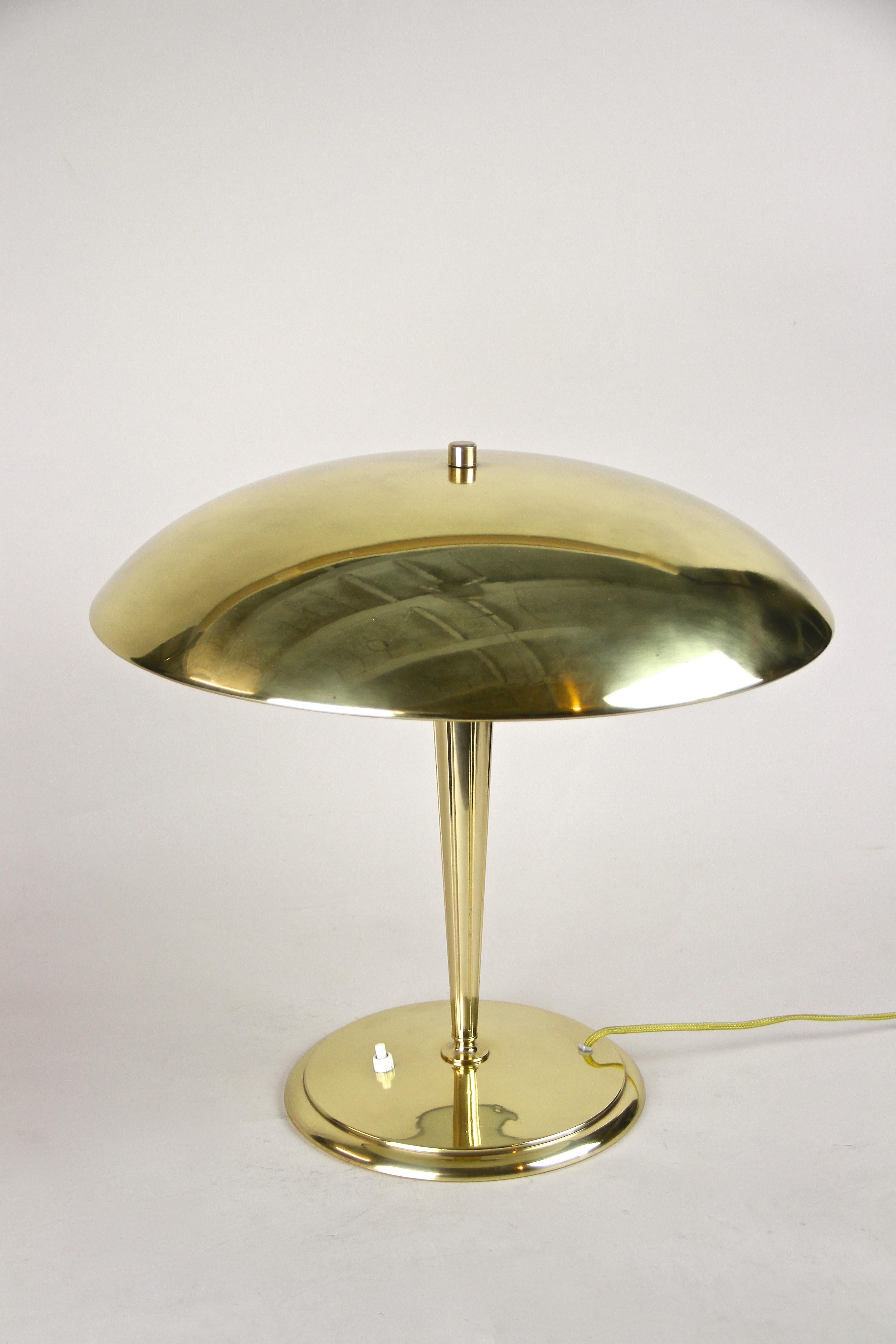 Art Deco Brass Table Lamp, Austria, circa 1920 12