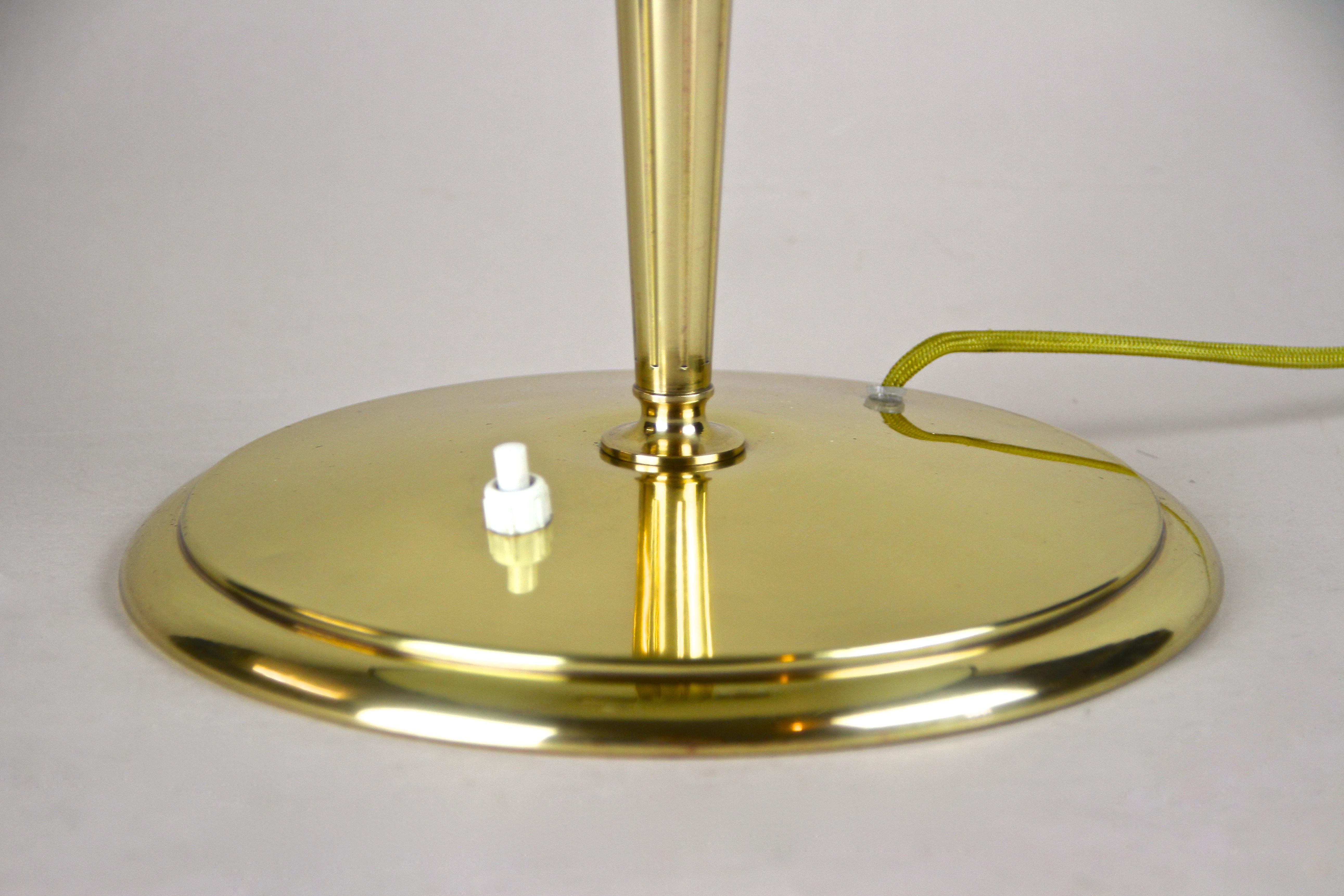 20th Century Art Deco Brass Table Lamp, Austria, circa 1920