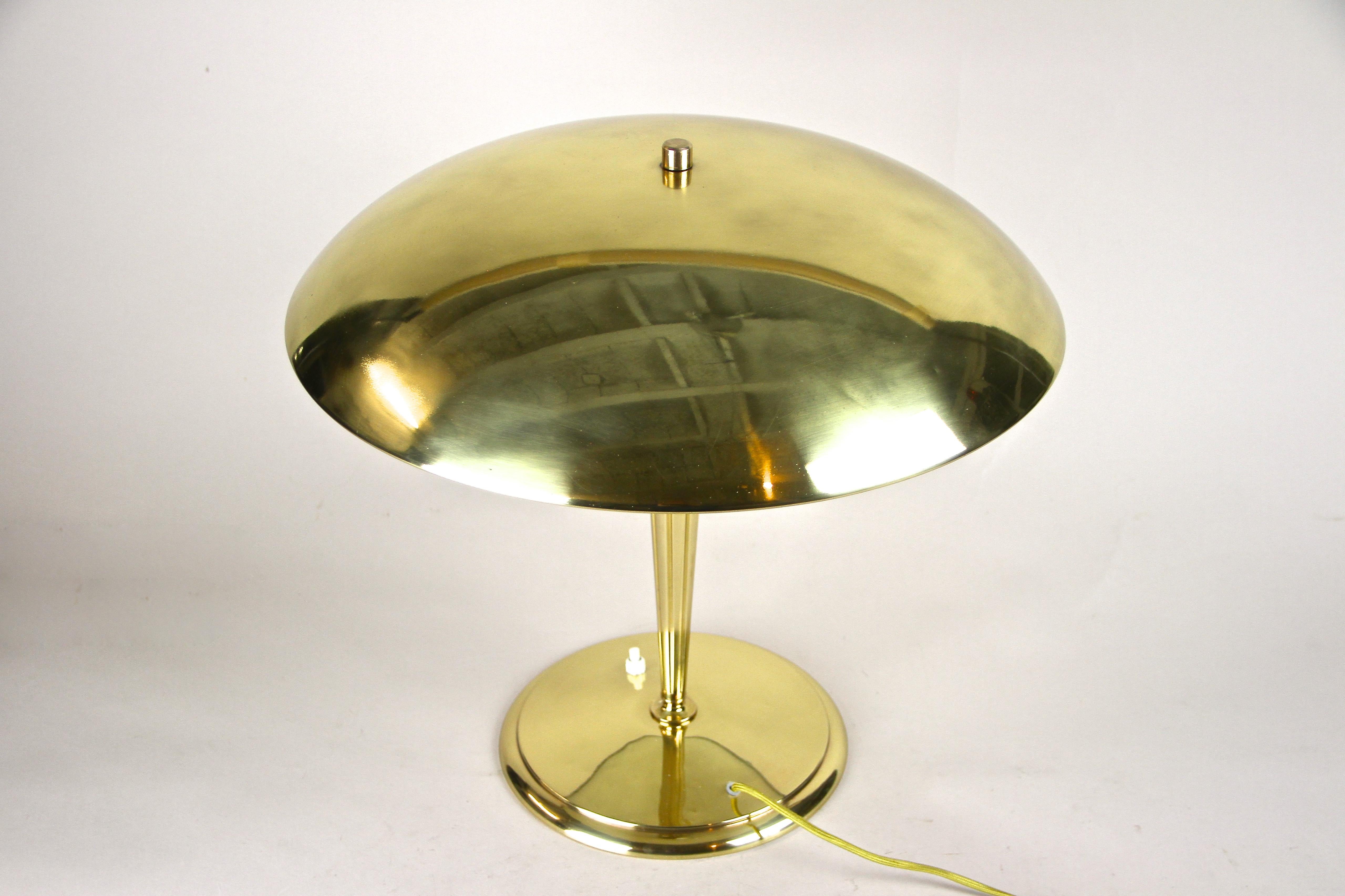Art Deco Brass Table Lamp, Austria, circa 1920 1