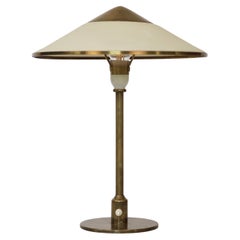 Lampada da tavolo Art Deco in ottone di Niels Thykier per Fog & Mørup, anni '30, Danimarca